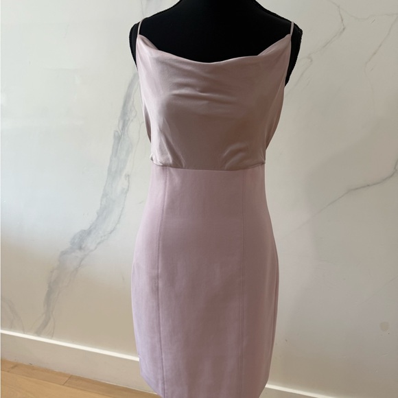 Cinq à Sept Strapless Lavender Dress - Picture 1 of 5